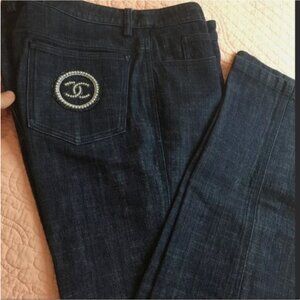 ISO Chanel Runway Collection Limited edition high waisted Elegant Jean's
